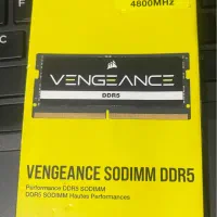 رم لپتاپ 96gb vengeance corsair 4800 نسل۱۳ به بالا