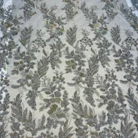 پارچه مجلسی گل دوزی