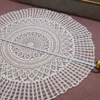 رومیزی قلاب بافی