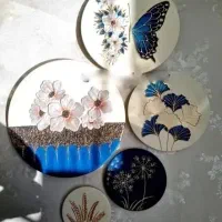 دیوار کوب سفالی