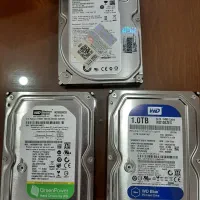 یک هارد 1 ترا وسترن و دو هارد 500 گیگ وسترن و سیگت