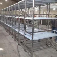 میز کار استیل سفارشی با قیمت تولیدی