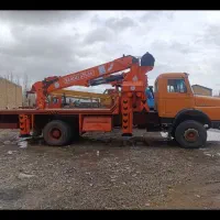 بنز تک با جرثقیل اطلس ۱۵تن