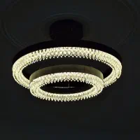 لوستر دو طبقه ریموت دار مدرن برند مدنور