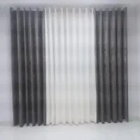 دوخت انواع پرده پارچه‌ای و حریر