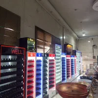 استند نورپردازی شده سیگار قفسه ام دی اف سیگار