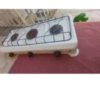 چند تیکه وسایل وگاز رومیزی ۳شعله