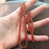 تسبیح کهربای کارمندی کهنه