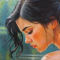 طراحی چهره سیاه‌قلم و رنگی باکیفیت ۱