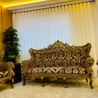 مبل سلطنتی شیک و تمیز۹ نفره