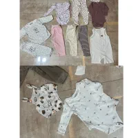 لباس نوزادی (بیلر سرهمی شلوار رامپر بلیز بادی)