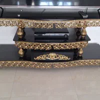 میز تلویزیون برنج گل یاس