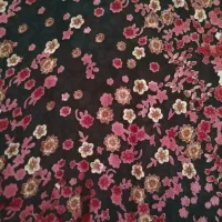 پیراهن کردی استفاده نشده گل برجسته ابریشمی ومجلسی