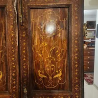 درب قاجاری چوب گردو عتیقه|کلکسیون اشیاء عتیقه|تهران, شیرازی|دیوار