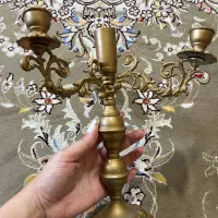 آینه و شمعدان برنجی