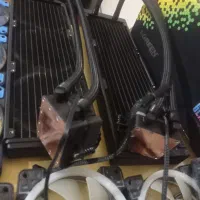 ۲عدد خنک کننده آبیcpu واترکولینگ۳فن ۳۶۰ گرین