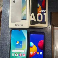 دو دستگاه گوشی سامسونگ a16وa01 core کارتن‌ انتقال
