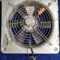 هوا کش صنعتی 50×50 تک فاز یک خازن