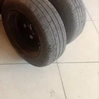 ۲عدد رینگ و لاستیک پژو سایز۱۴