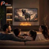 شومینه تبخیری مدرن با شعله واقعی