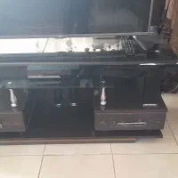 میز تلویزیون شیشه و MDF