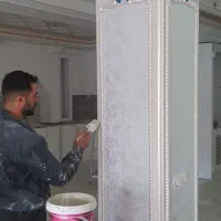 رنگکاری و نقاشی ساختمان ودرب ونقاشی کناف وپتینه