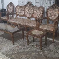 مبل ۷نفره چوبی استیل