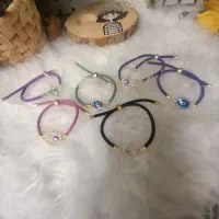 دستبند کنفی رنگ ثابت