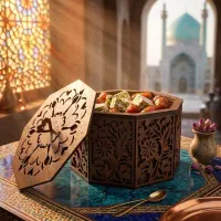 شکلات خوری چوبی