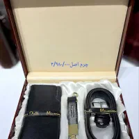 ست کیف کمربند جاکارتی چرم اصل طبیعی فقط۳/۹۸۰/۰۰۰