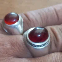 انگشتریمنی کهنه عقیق افریقایی