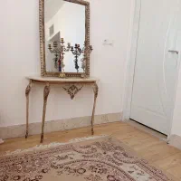 آینه شمعدان کنسول برنجی قدیمی اصل