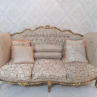 مبل استیل ۹ نفره و میز ناهار خوری ۱۰ نفره