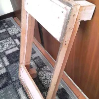 چهارپایه چوبی