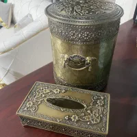 ست سطل و جا دستمال نو