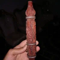 میانه چوب سرخ حکاکی شده ۲۲سانتی