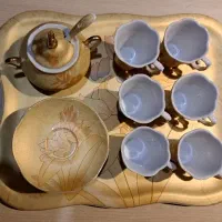 قهوه خوری طلا کوب برند یاماسن