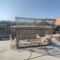 قفس چرخدار بزرگ تمام آهنی