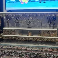 میز تلوزیون برنجی سنگین