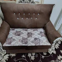 مبل ۷نفره قهوه ای  طرح فرشته