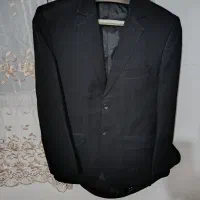 کت و شلوار دست دوز رنگ مشکی