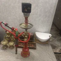 قلیون تنه برنجی قدیمی پور اعظم