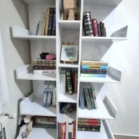 کتابخانه mdf محکم و جادار (سفارشی)