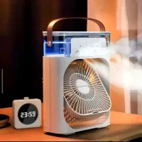 پنکه رومیزی شارژری مه پاش چراغ خواب فن