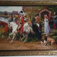 تابلوفرش بدرقه عروس