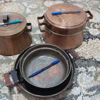 دو عدد قابلمه با دو عدد تابه مسی