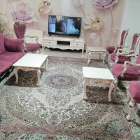 مبل کلاسیک ده نفره باجلومبلی