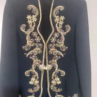 کت ودامن کرپ مجلسی