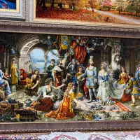 تابلوفرش تاجگذاری ۶۰ رج