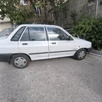 پراید دورنگ مدل ۹۳ تمیز